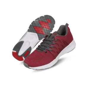 Vector X RS-7450 Running Shoes (Maroon-Grey)